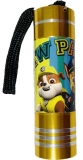 Dětská hliníková LED baterka Paw Patrol žlutá
