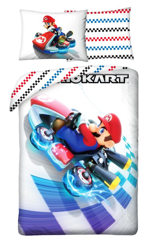 Povlečení Super Mario motokára 140/200, 70/90