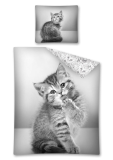 Povlečení Sweet Animals kotě 140/200, 70/80
