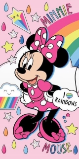 Osuška Minnie Rainbow 70/140