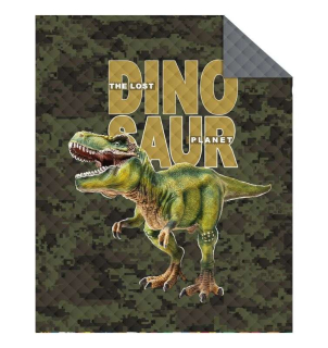 Přehoz na postel Dinosaur Army 170/210