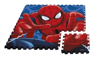 Podlahové pěnové puzzle Spiderman 9 dílu