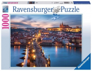 Puzzle Noční Praha 1000 dílků
