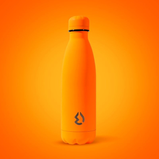 Nerezová Termo láhev na pití fluo oranžová 500 ml