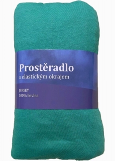 Prostěradlo Jersey Mentolová 90/200
