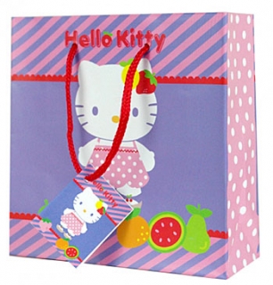 Dárková taštička na CD/DVD Hello Kitty fruity